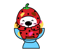 strawberry cute sticker #5644772