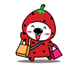 strawberry cute sticker #5644773