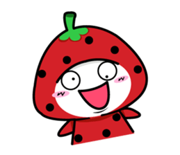 strawberry cute sticker #5644774