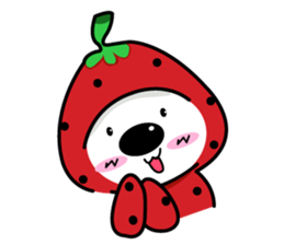 strawberry cute sticker #5644775