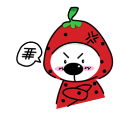 strawberry cute sticker #5644776