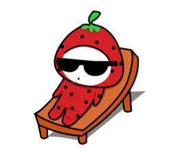 strawberry cute sticker #5644777