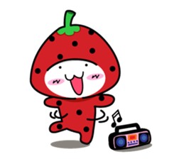 strawberry cute sticker #5644778