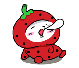 strawberry cute sticker #5644780