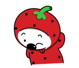 strawberry cute sticker #5644783