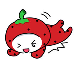 strawberry cute sticker #5644785