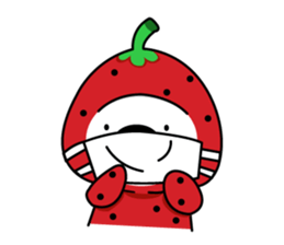 strawberry cute sticker #5644787