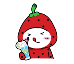 strawberry cute sticker #5644788