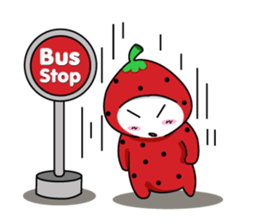 strawberry cute sticker #5644789