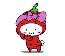 strawberry cute sticker #5644793