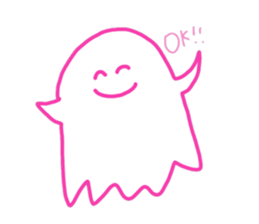 prettypretty  Ghost sticker #5644902