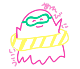 prettypretty  Ghost sticker #5644909