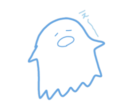 prettypretty  Ghost sticker #5644912