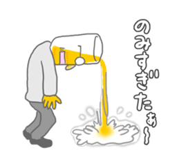 Drinking of charisma "Mr. beer" sticker #5645726