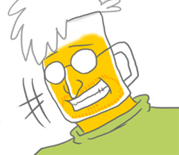Drinking of charisma "Mr. beer" sticker #5645753