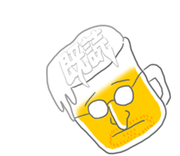 Drinking of charisma "Mr. beer" sticker #5645754