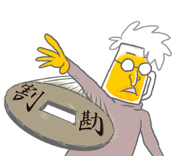 Drinking of charisma "Mr. beer" sticker #5645756