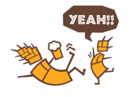 Fairy of craft beer, its name Mugijin sticker #5646249