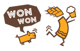 Fairy of craft beer, its name Mugijin sticker #5646251