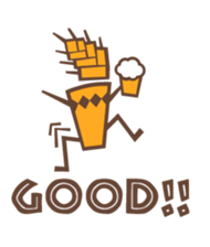 Fairy of craft beer, its name Mugijin sticker #5646259