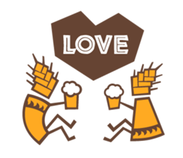 Fairy of craft beer, its name Mugijin sticker #5646273