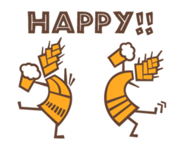 Fairy of craft beer, its name Mugijin sticker #5646281