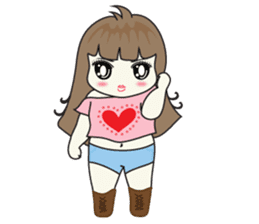 Chubby Girl : Elly [ENG] sticker #5647269