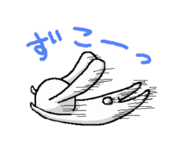 The rabbit Sticker2 which can be used sticker #5647644