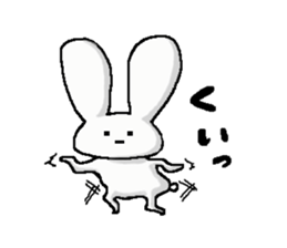 The rabbit Sticker2 which can be used sticker #5647645