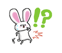 The rabbit Sticker2 which can be used sticker #5647649