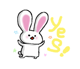 The rabbit Sticker2 which can be used sticker #5647652