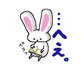 The rabbit Sticker2 which can be used sticker #5647653