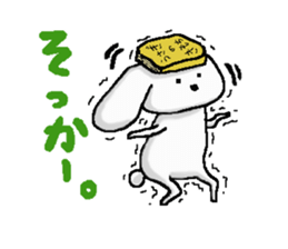The rabbit Sticker2 which can be used sticker #5647655
