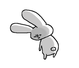 The rabbit Sticker2 which can be used sticker #5647660