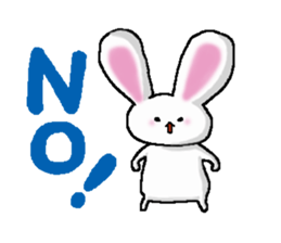 The rabbit Sticker2 which can be used sticker #5647664