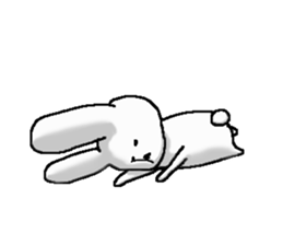 The rabbit Sticker2 which can be used sticker #5647666