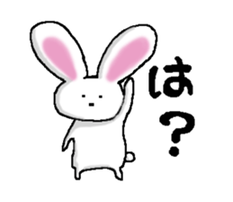 The rabbit Sticker2 which can be used sticker #5647670