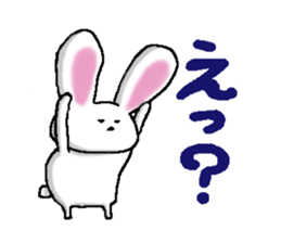 The rabbit Sticker2 which can be used sticker #5647671