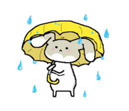 The rabbit Sticker2 which can be used sticker #5647679