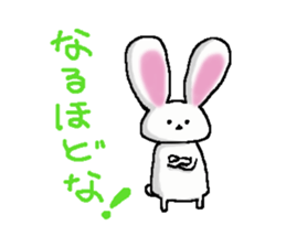 The rabbit Sticker2 which can be used sticker #5647682