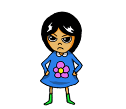 Positive girl HANA sticker #5647686