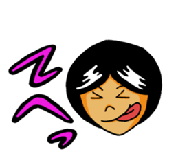 Positive girl HANA sticker #5647695