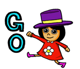 Positive girl HANA sticker #5647704