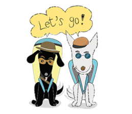 Sitang & Bobo the travellers sticker #5648204