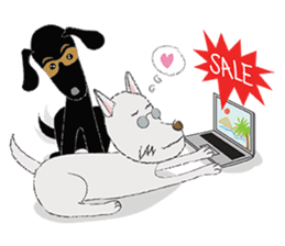 Sitang & Bobo the travellers sticker #5648205