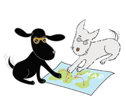 Sitang & Bobo the travellers sticker #5648206