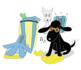 Sitang & Bobo the travellers sticker #5648207