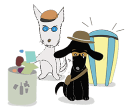 Sitang & Bobo the travellers sticker #5648209