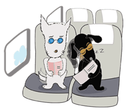 Sitang & Bobo the travellers sticker #5648210