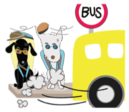 Sitang & Bobo the travellers sticker #5648211